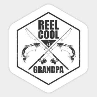 Reel Cool Grandpa Sticker